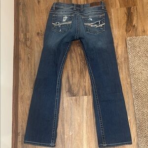 BKE Women's Dark Blue Boot Cut Jeans